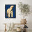 Minimal Polar Bear Framed Wall Art Prints - Nordic Animal Decor for Nursery Kids Room-125212058-125212060