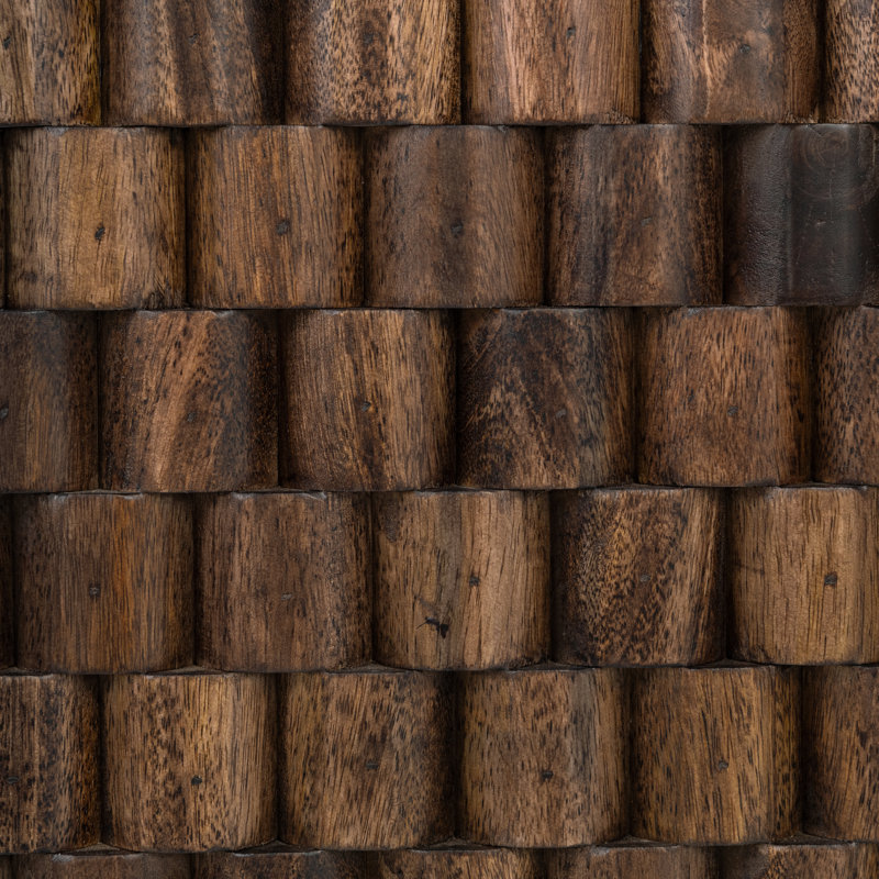 Norwood Mango Wood Cabinet, Dark Brown