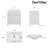 30'' Fully Assembled Single Bathroom Vanity with Backsplash, 2 Colors Available White / Light Gray-110441565