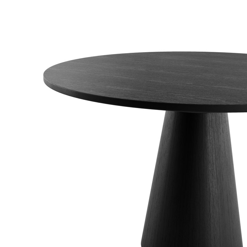 Table de salle à manger Euna, 30"H x 48"L x 48"W, Black
