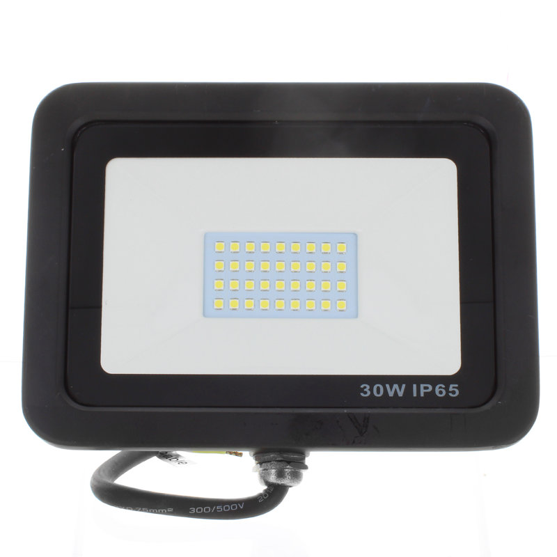 Projecteur extérieur de sécurité à DEL 30 watts, Noir