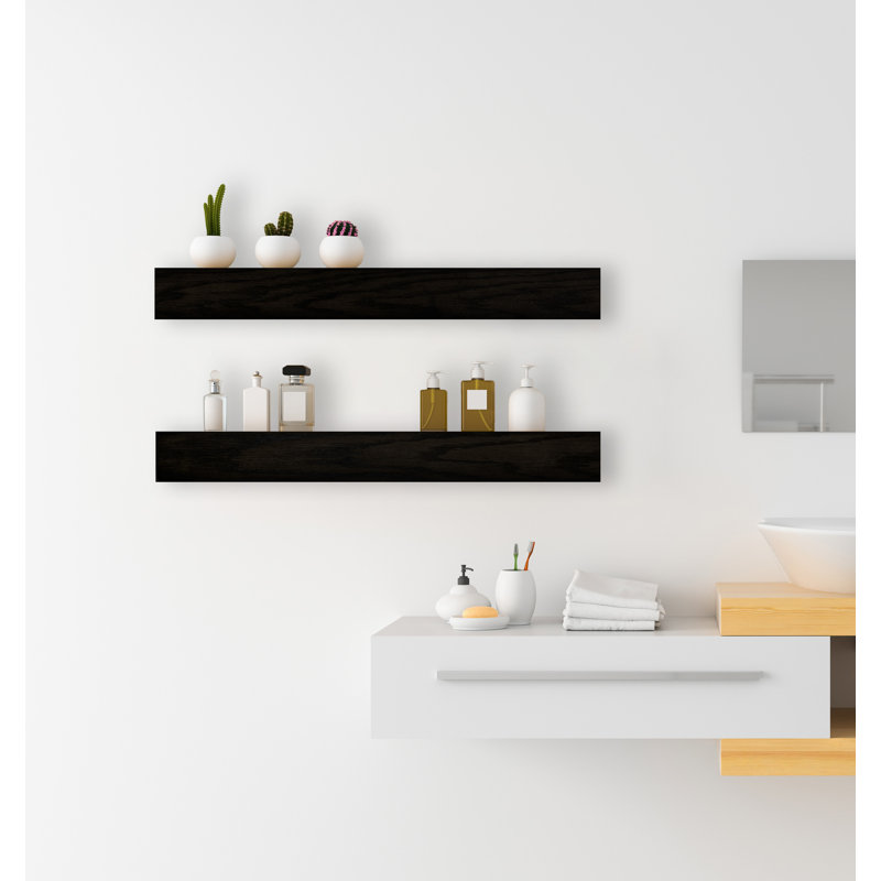 Rayne Floating Shelves Set of 2, H 5 po x l 37 po x P 7 po