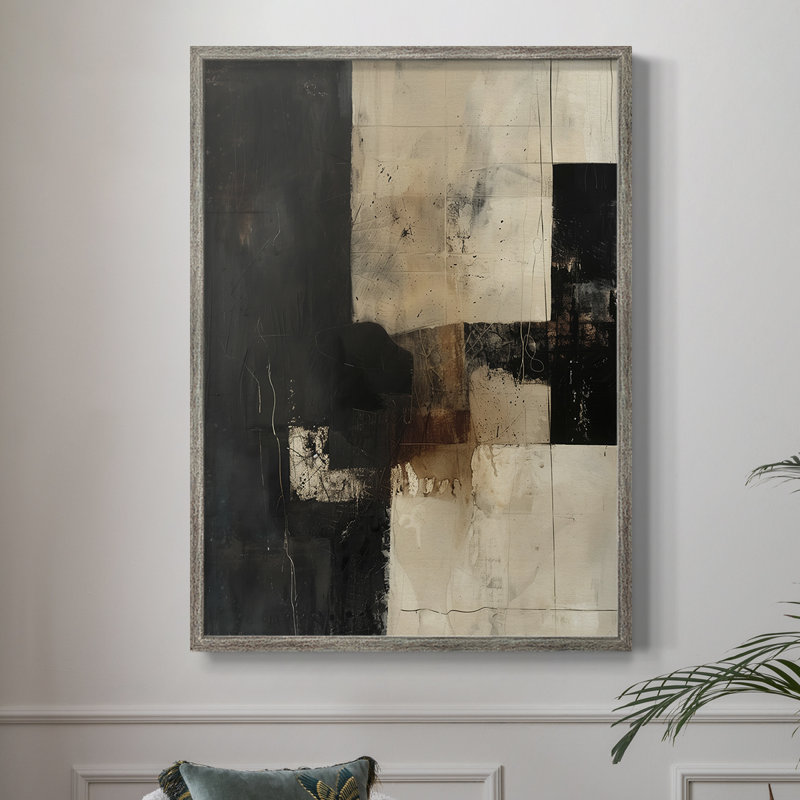 Reproduction encadrée ABSTRACT Series CECLXII - bois massif, H 30 po x l 24 po