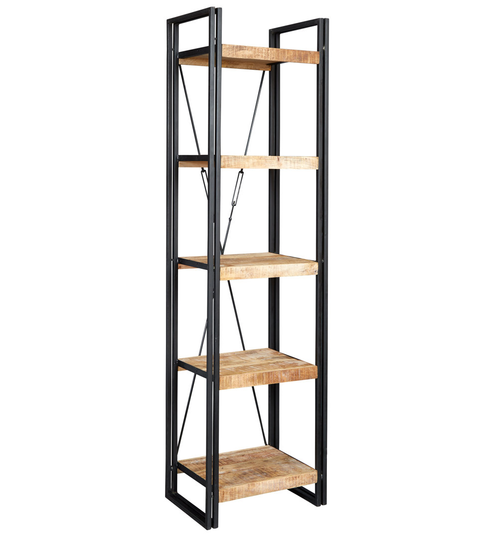 Alysee 200cm H Solid Wood Etagere Bookcase