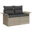 234cm Wide Patio Sofa with Cushions