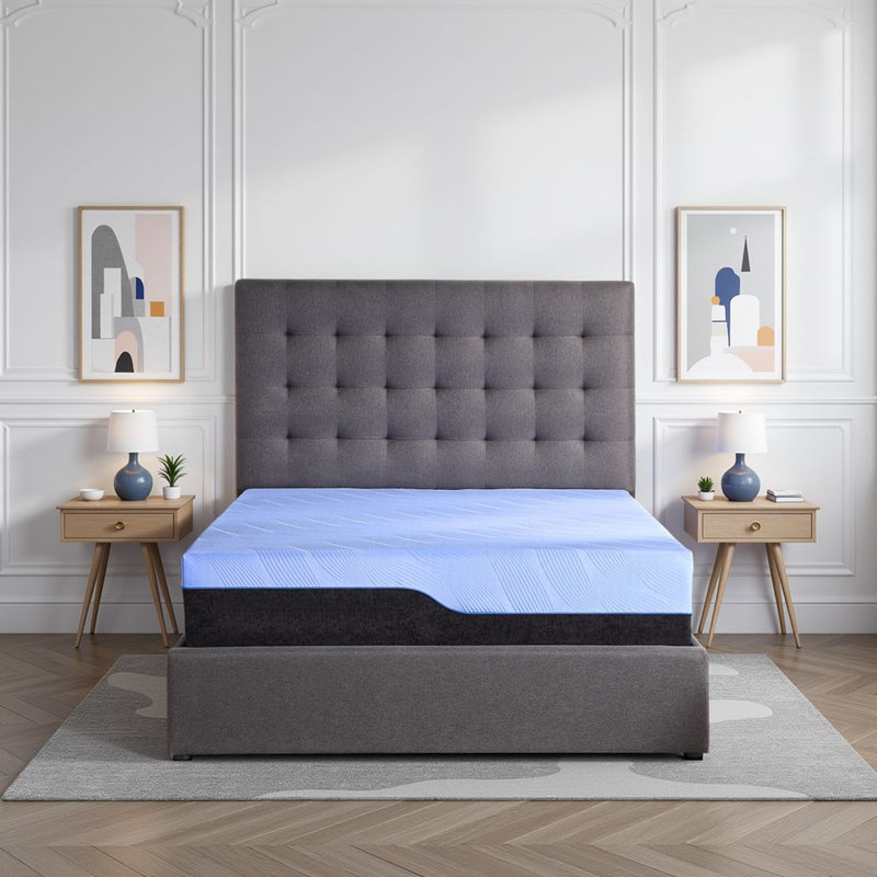  Matelas en mousse viscoélastique et ressorts Padgett, Très grand lit