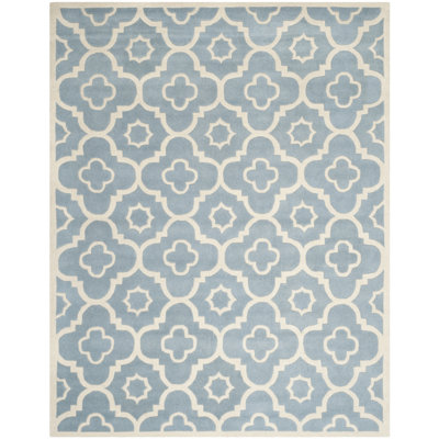 Carolene Hand Tufted Wool Geometric Rug