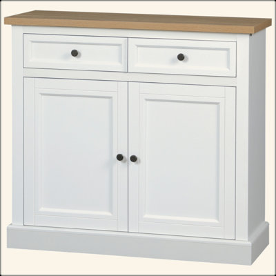 Sideboard Buffet Cabinet, Kitchen Cabinet, Coffee Bar Cabinet With 2 Drawers And Double Door Cupboard For Living Room, Entryway