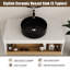 Ensemble de meuble-lavabo mural simple 36 po avec lavabo rond en céramique-129885361