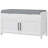 Shoe Bench Entryway Bench Shoe Storage with Hidden Compartments 35.4" Shoe Organizer With Adjustable Shelves and Shutter Doors