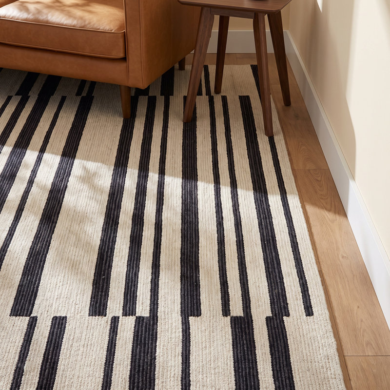 Ryo Performance Striped Indoor Rug, Rectangle 10' x 14'