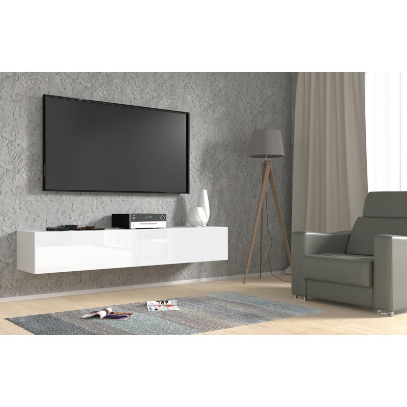 Narton Unfinished TV Stand for TVs up to 70", White