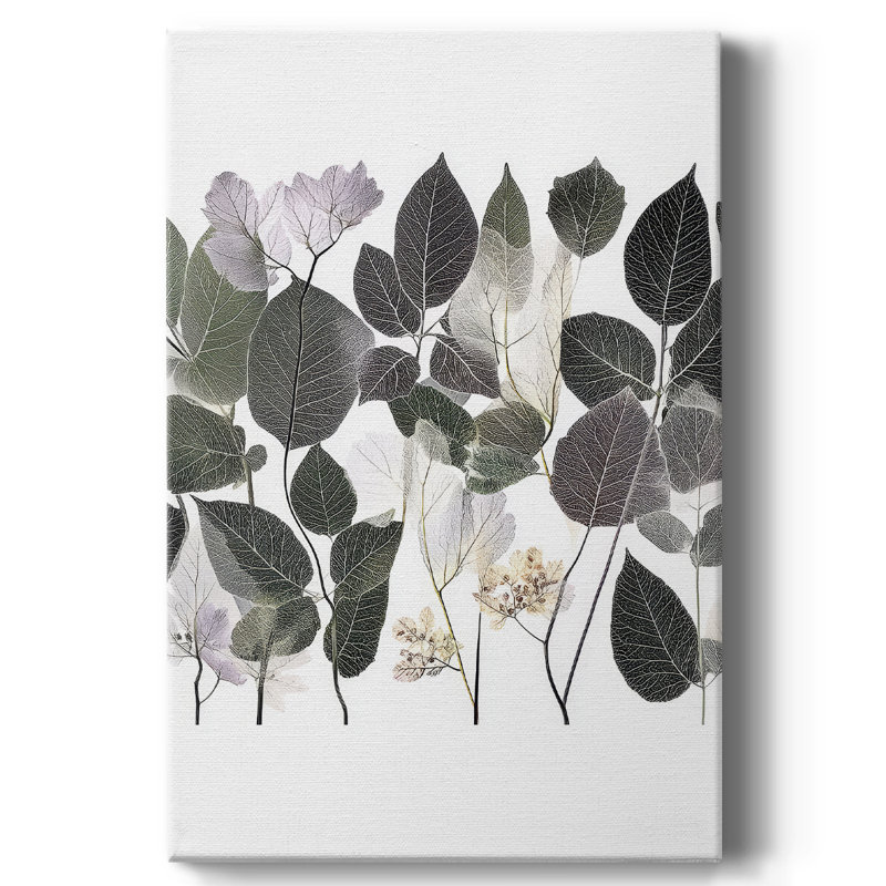 Floral XLVI Gallery Wrapped Canvas - Ready To Hang, 18" H x 12" W