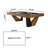 Minimalist Solid Wood 8'Pool Table