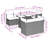 Vidaxl Garden Sofa Set Brown