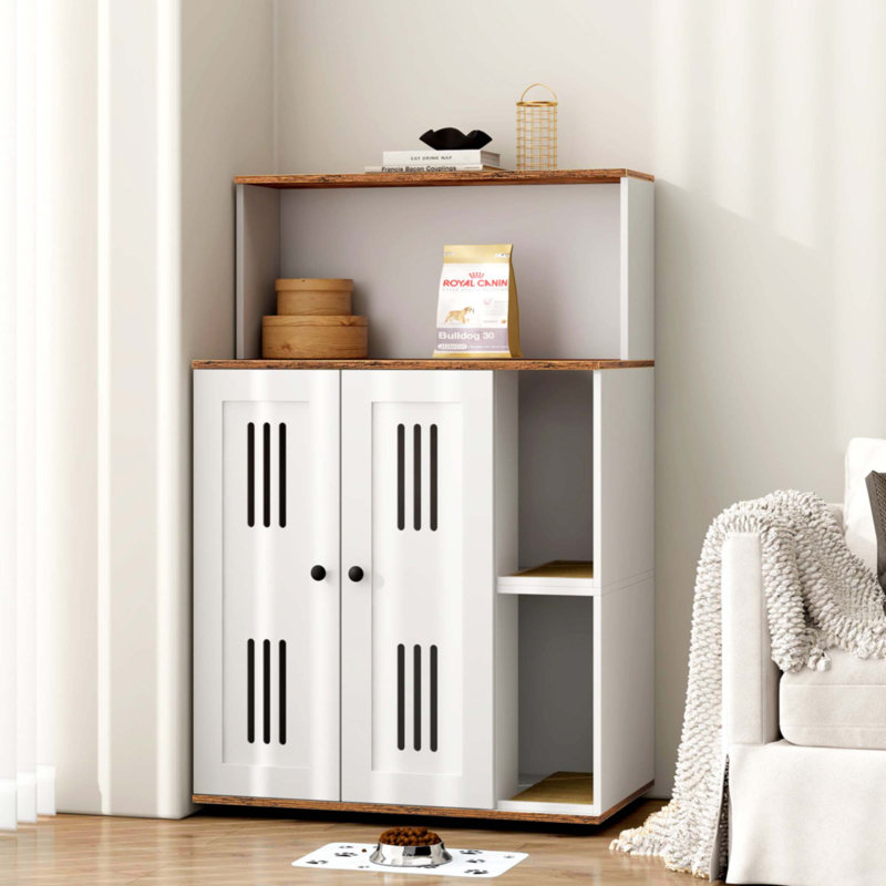 Litter Box Enclosure For 2 Cats