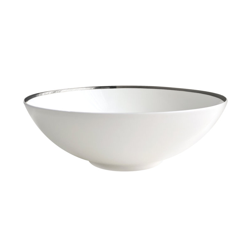 Bol Twig New York Golden Edge, Blanc / argent