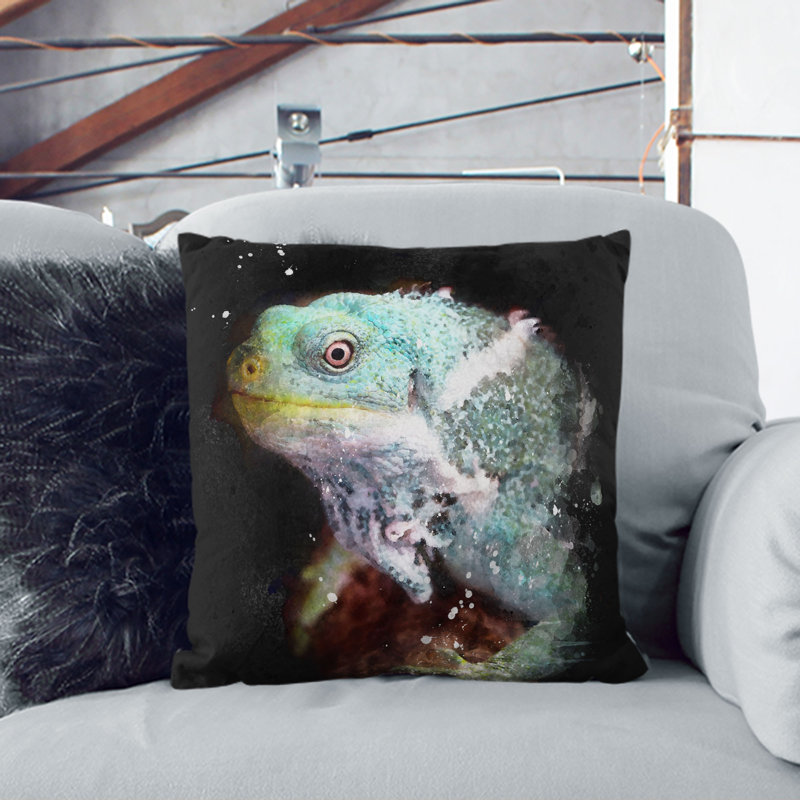 Square Throw Cushion, 40cm H x 40cm W x 15cm D