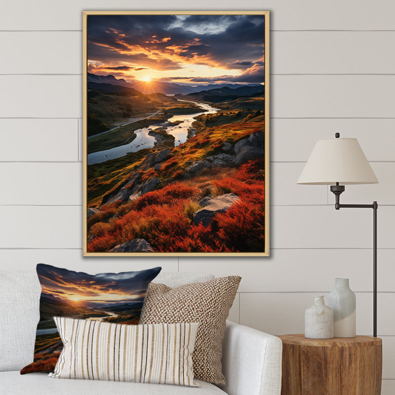 Washington Country Charm sur toile, Cadre naturel flottant, H 20 po x l 12 po x P 1 po