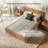 Full Size Modern Solid Wood Platform Bed with Sturdy Wooden Slats – No Box Spring Needed, Seadrift-718127920-718127924