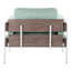 Chaise d'appoint en métal, bois et tissu-1578859565-1578859567
