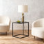 Lampe de chevet en verre Modern Glam