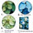 " Meticulously Rendered Hydrangea Flowers I "-876067251-876067250