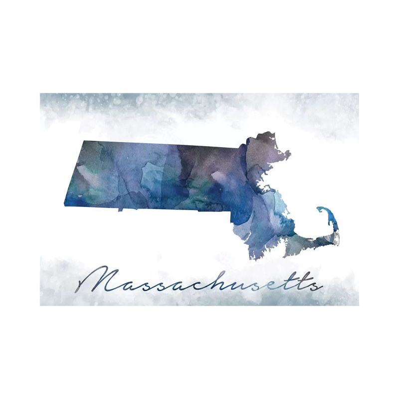 North Carolina State Bluish, H 12 po x l 18 po x 1,5 po, Massachusetts