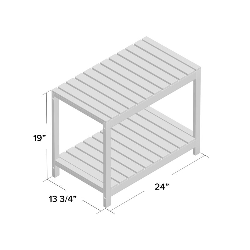Nicieza 24'' W Bamboo Shower Bench