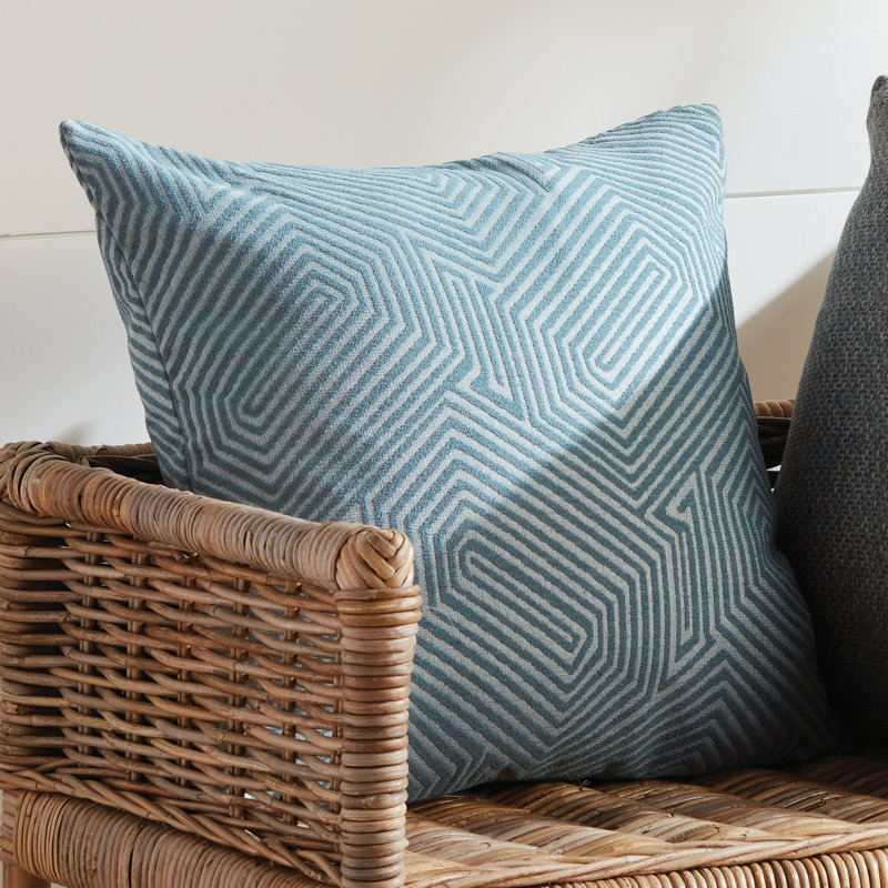 Sora Polyester Indoor/Outdoor Pillow Cover & Insert, Square, 24"H x 24"W