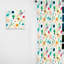 Motif à pois tourbillon Watercolor - rideau abstrait - rideau obscurcissant - 1 panneau-107596460