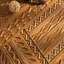 Ensemble de tables basses rondes en bois manufacturé rétro en noyer massif