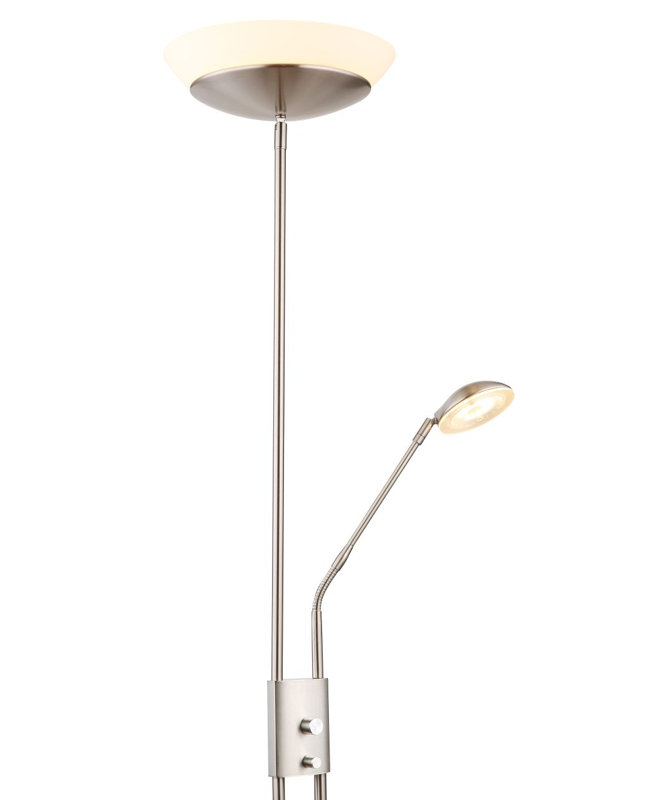 178.5 Cm Ganina Floor Lamp, Nickel