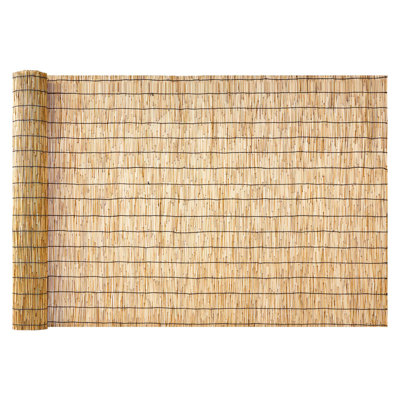 Natural Reed Fencing, Decorative Natural Reed Fencing Roll, Decorative Fence for Backyard Divider, Privacy Screen Panel Curtain for Balcony Patio Garden Backyard Outdoor