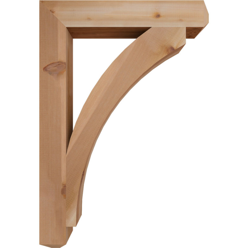 Support pour artisan Thorton, Cèdre rouge de l'Ouest (lisse), H 38 po x l 4 po x P 26 po