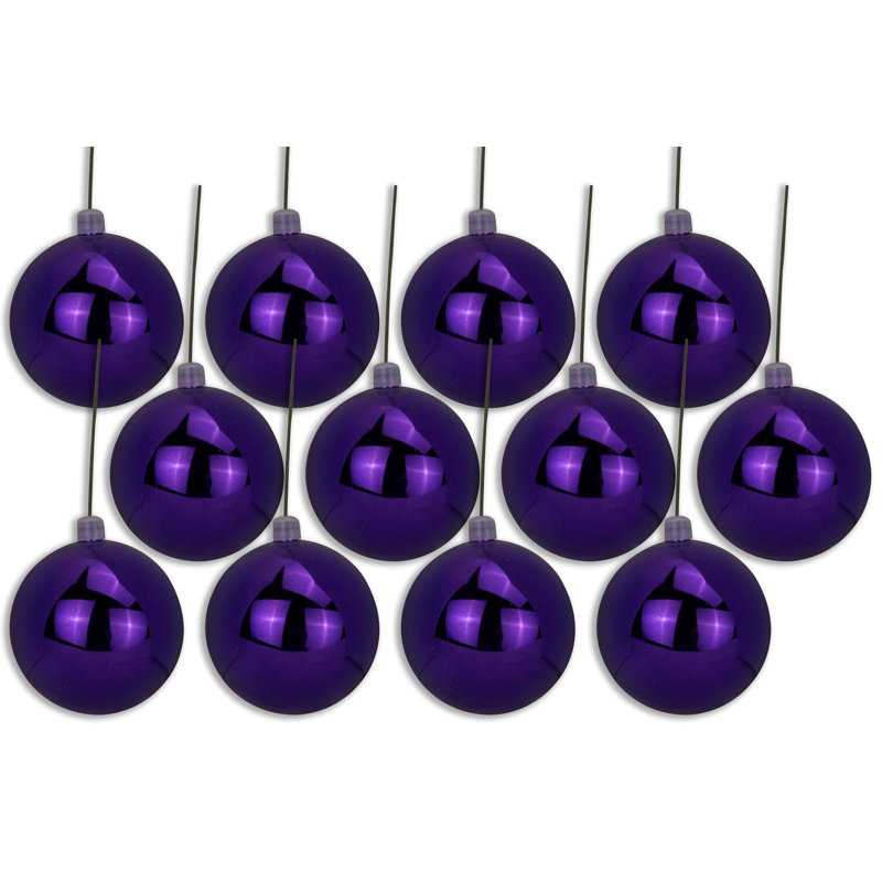 Ornement boule solide, Mauve