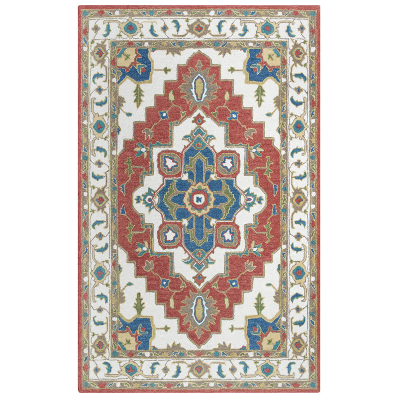 Wool Oriental Indoor Rug, Rectangle 7'9" x 9'9"