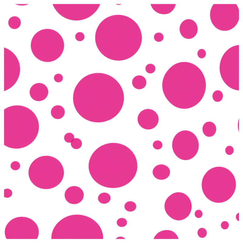 Couvre-lit matelassé rose à pois toutes tailles, Très grand lit