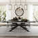 Cerinle 78.74'' to 110.24'' Extendable Rectangular Sintered Stone Dining Table for 8-10