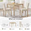 Ensemble 5 pièces avec 4 chaises Creswell-968178889