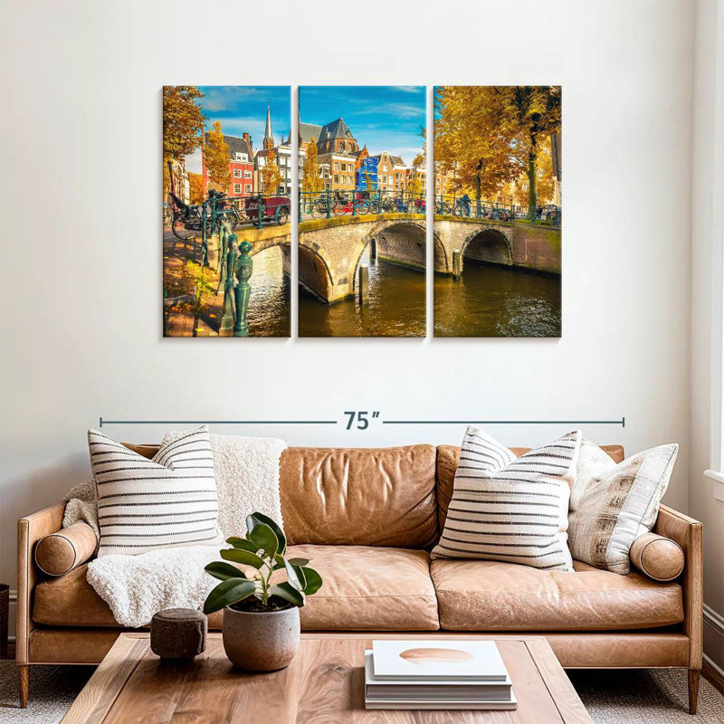 Pont Sirci à Amsterdam, H 36 po x l 57 po