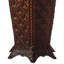 34 "Vase de plancher en métal brun 34" centre de décoration pour fleurs séchées et artificielles