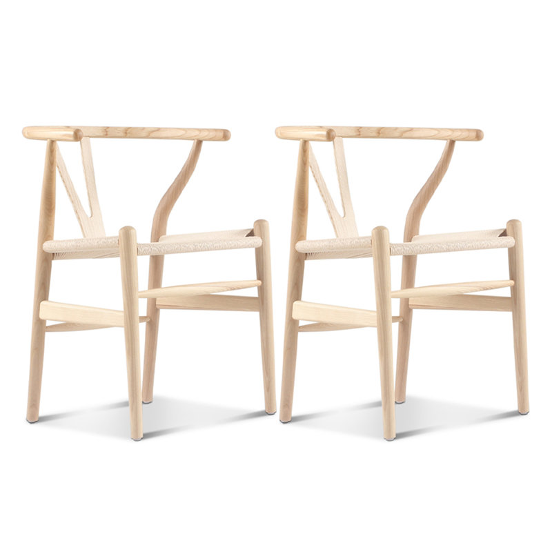 Ensemble de deux chaises triangulaires