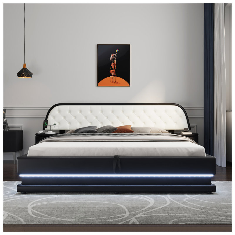 Emilyn Upholstered Platform Storage Bed