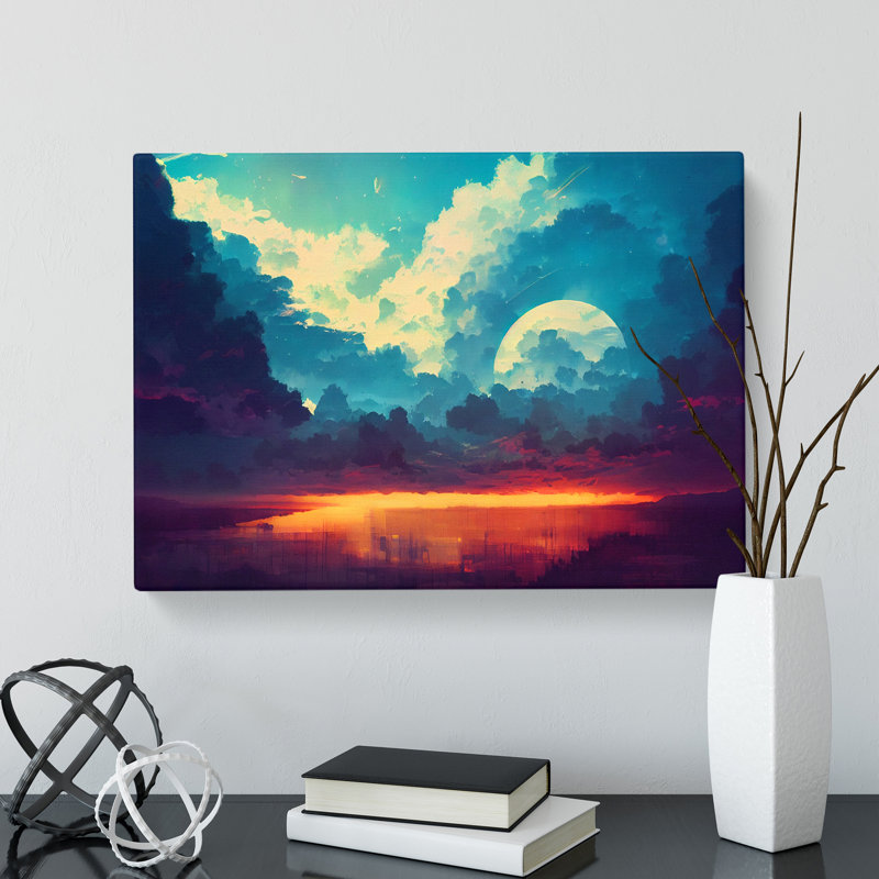 Magnificent Cloud - Wrapped Canvas Painting