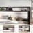 Tryston Lift Up Storage Full Bed Frame & Charging Station, White-120905221-79444706