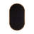 Manresa Wood Oval Mirror