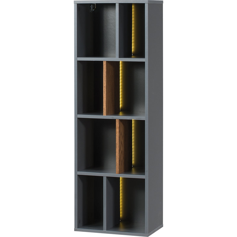 Benedick 120cm H x 40cm W Standard Bookcase