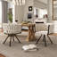 Chaises de salle à manger pivotantes en velours Kynor Glam-121784657-121784660
