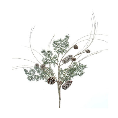 Kurt Adler Cedar Pinecone Pick Decorative Holiday Accent, 25in
